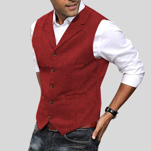 Leon – Men's soft vest Short sleeves - Image 1