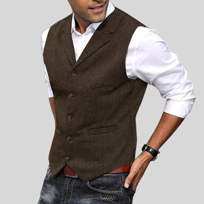 Leon – Men's soft vest Short sleeves - Image 7