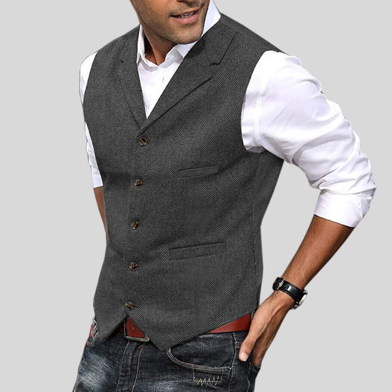 Leon – Men's soft vest Short sleeves - Image 8