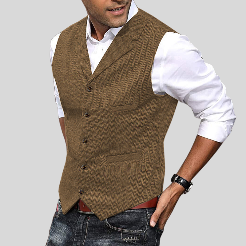 Leon – Men's soft vest Short sleeves - Image 6