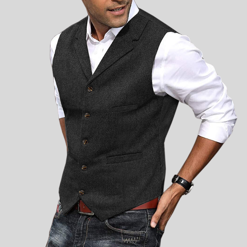 Leon – Men's soft vest Short sleeves - Image 11
