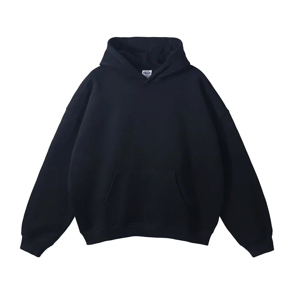 Unisex Hoodie mit lässiger Passform und praktischer Känguru-Tasche - J&B - 2 - Atelier-Zofia