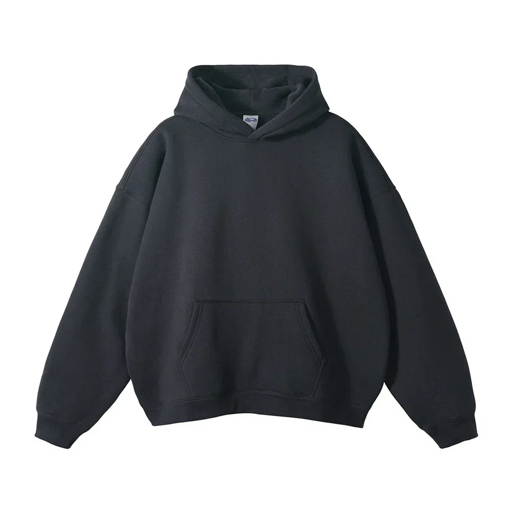 Unisex Hoodie mit lässiger Passform und praktischer Känguru-Tasche - J&B - 7 - Atelier-Zofia