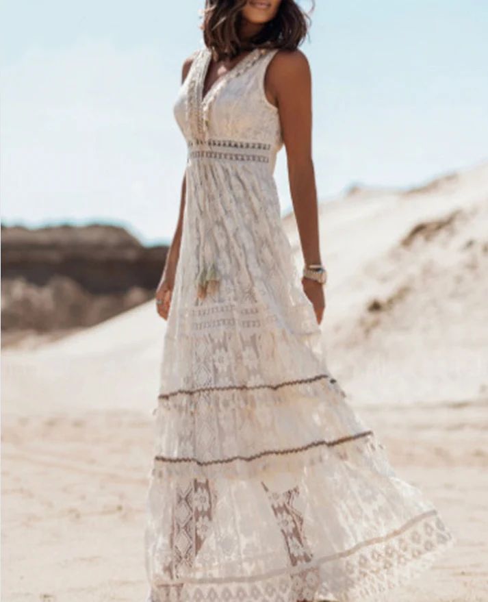 Lila – Women Bohemian Maxi Dress - Image 3