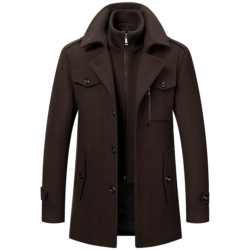 Moderne Herrenjacke im Utility-Stil mit Reißverschluss - J&B - 4 - Atelier-Zofia