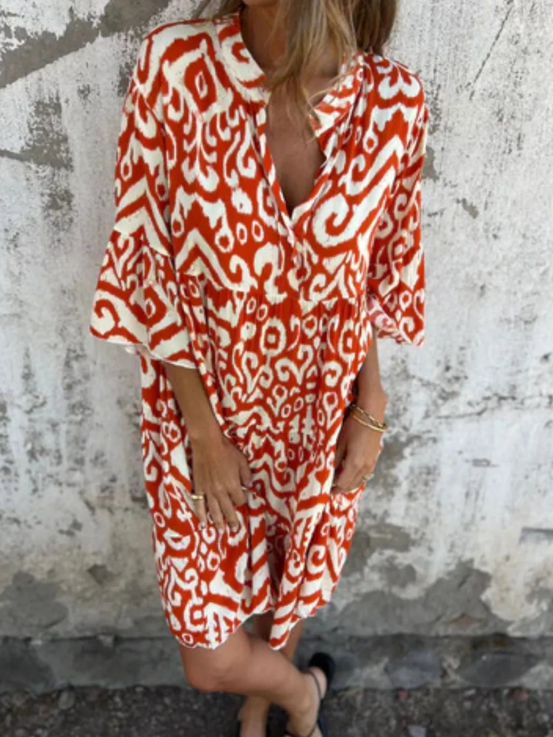 Lea – Women Floral Print Summer Dress - Image 8