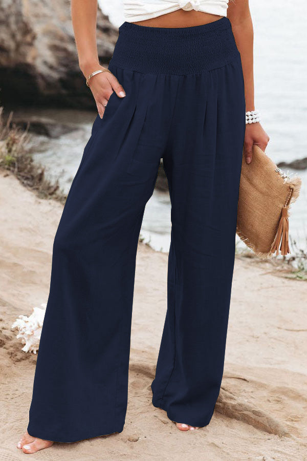 Daniela – Women Pocketed Smocked Pants - Image 17