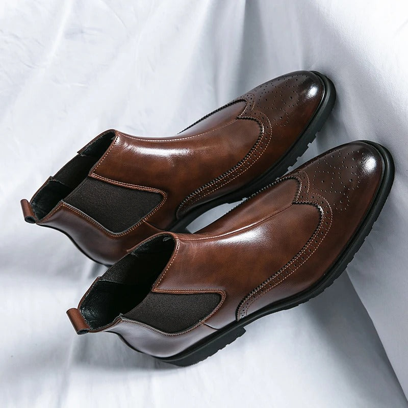 Louis – Genuine Leather Chelsea Boots - Image 2