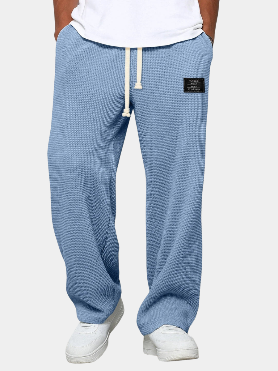 Lässige Herren Pants mit verstellbarem Bund und praktischen Taschen - 11 - Atelier-Zofia