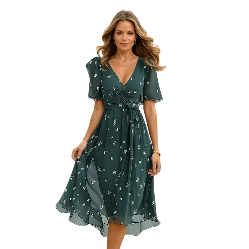 Sophie – Elegant Wrap Dress - Image 1