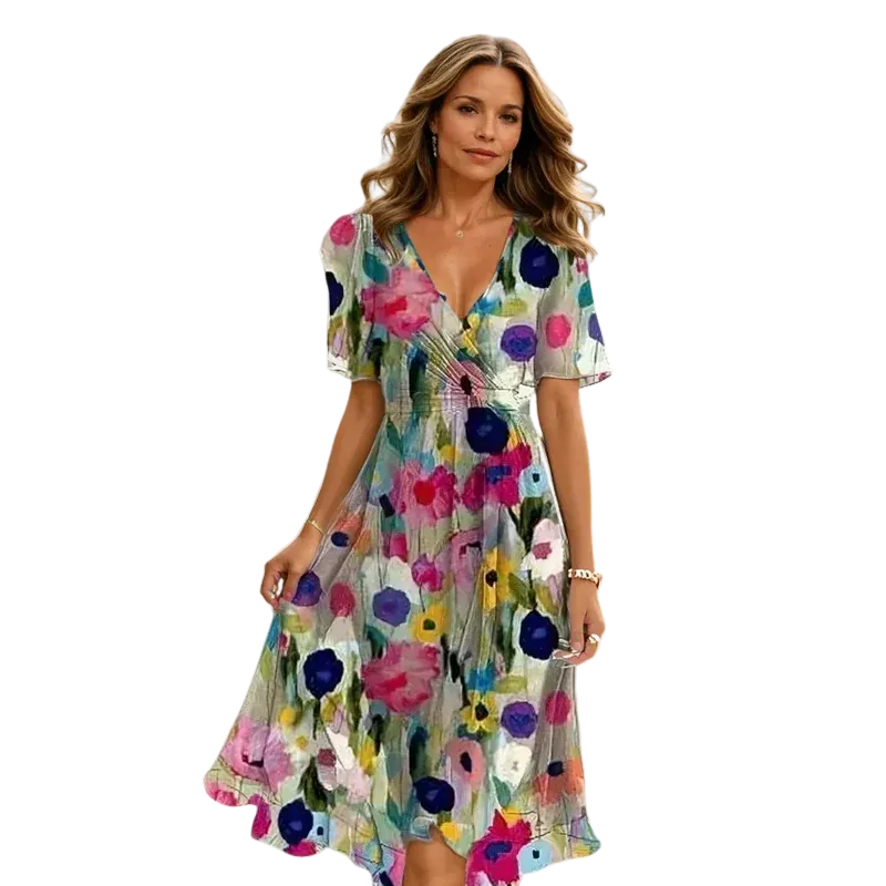 Sophie – Elegant Wrap Dress - Image 2