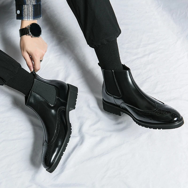 Louis – Genuine Leather Chelsea Boots - Image 21