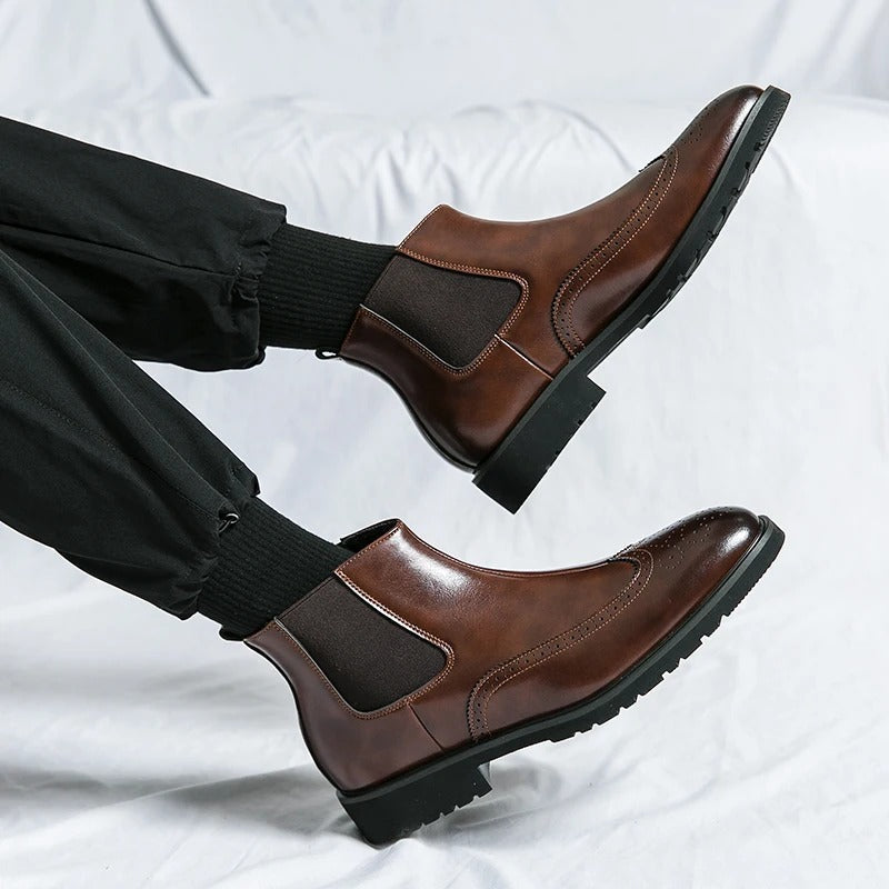 Louis – Genuine Leather Chelsea Boots - Image 9