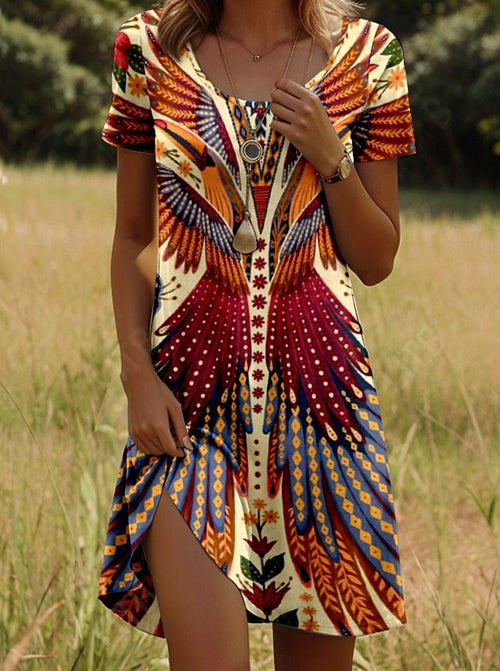 Carina – Trendy Ethnic Summer Dress for Women - Image 2