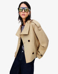 Jacke Damen mit asymmetrischem Schnitt und Taillengürtel | A&Z - 1 - Atelier-Zofia