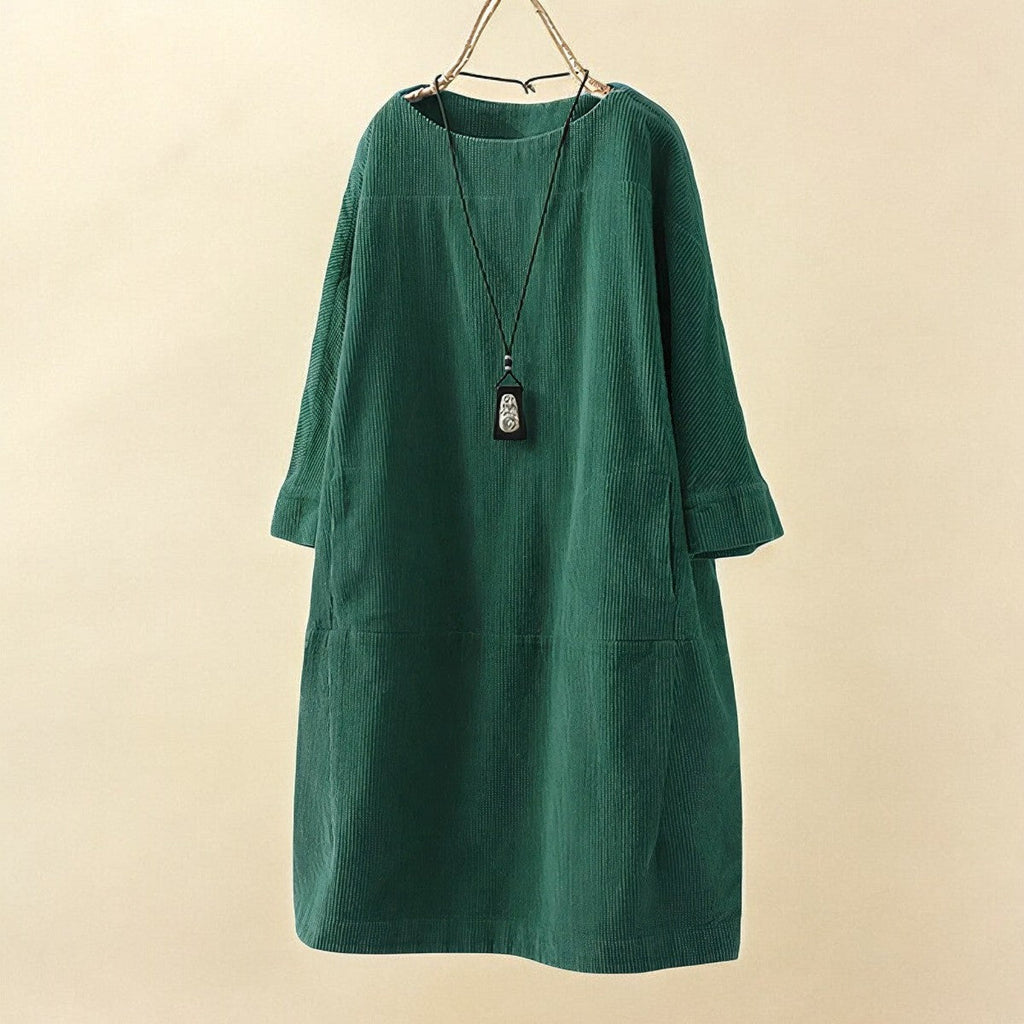 Kirsten – Women Casual Corduroy Dress - Image 4