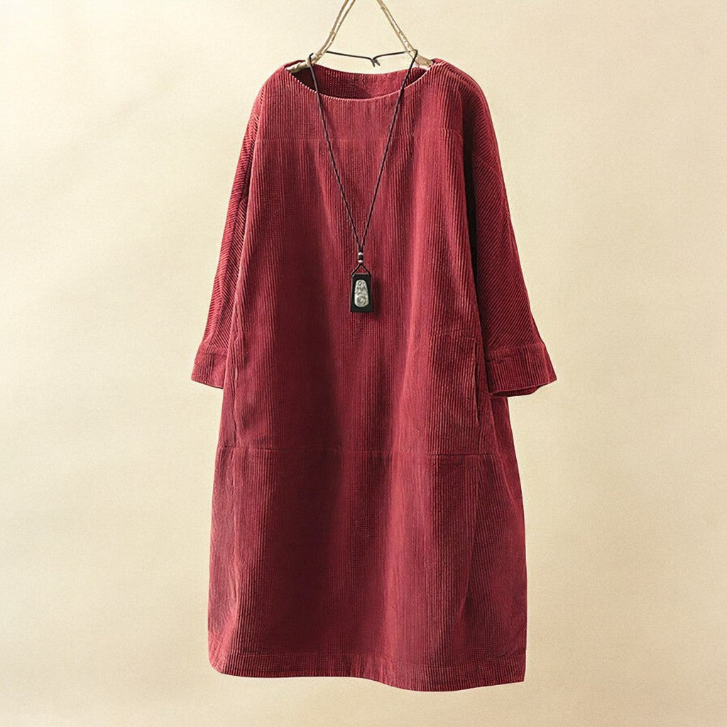 Kirsten – Women Casual Corduroy Dress - Image 10