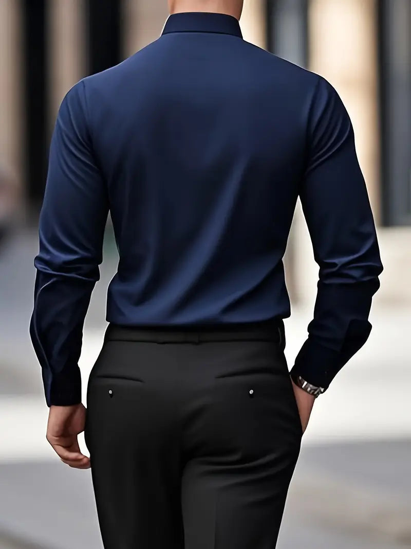Hemd Damen Slim Fit mit langen Ärmeln und klassischem Kragen - 10 - Atelier-Zofia