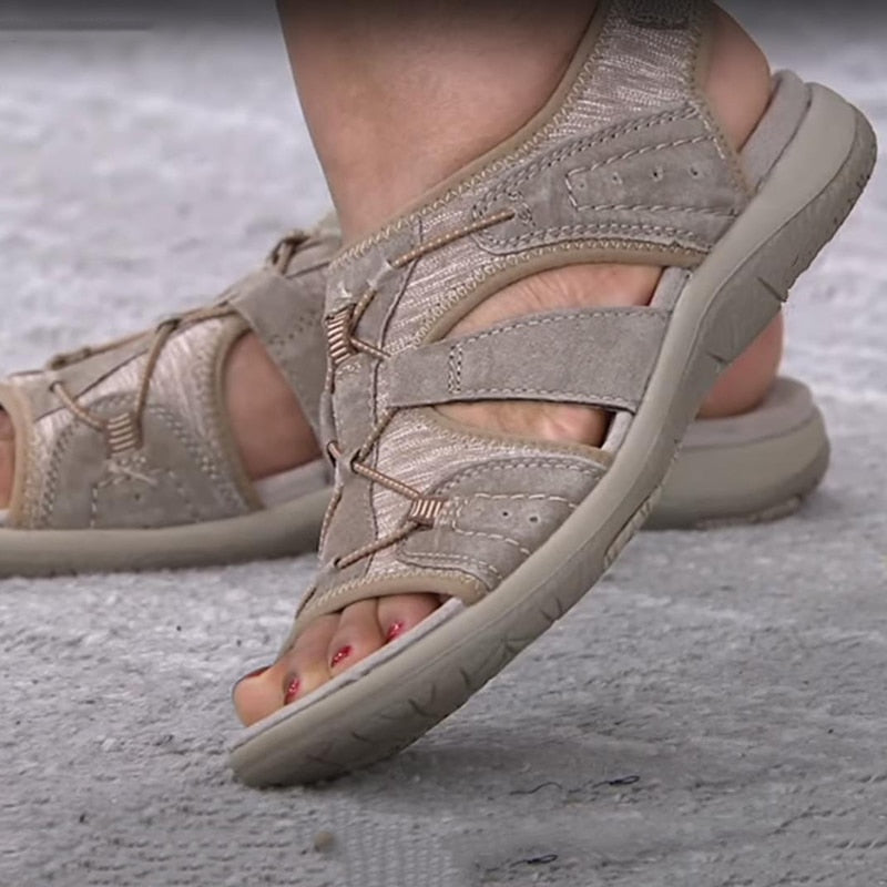 Mila – Women Casual Velcro straps Sandals - Image 18