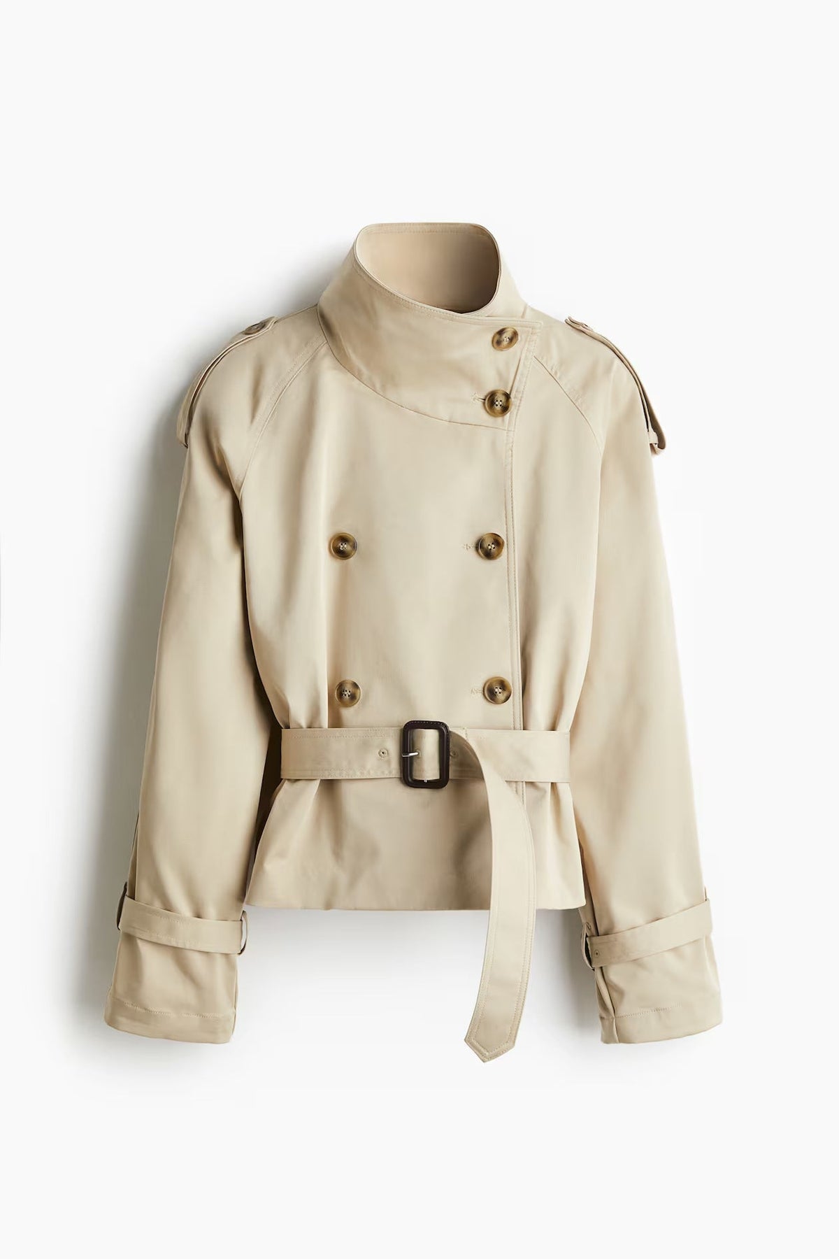 Eleganter Damen-Trenchcoat mit tailliertem Schnitt und Gürtel - J&B - 2 - Annoboutique