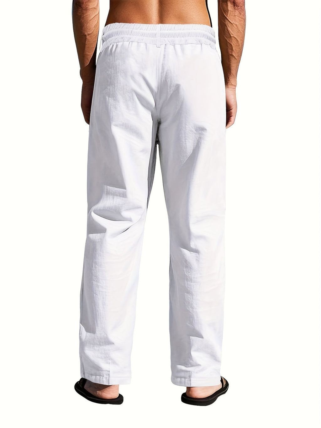 Liam – Casual Lightweight Linen Trousers - Image 7