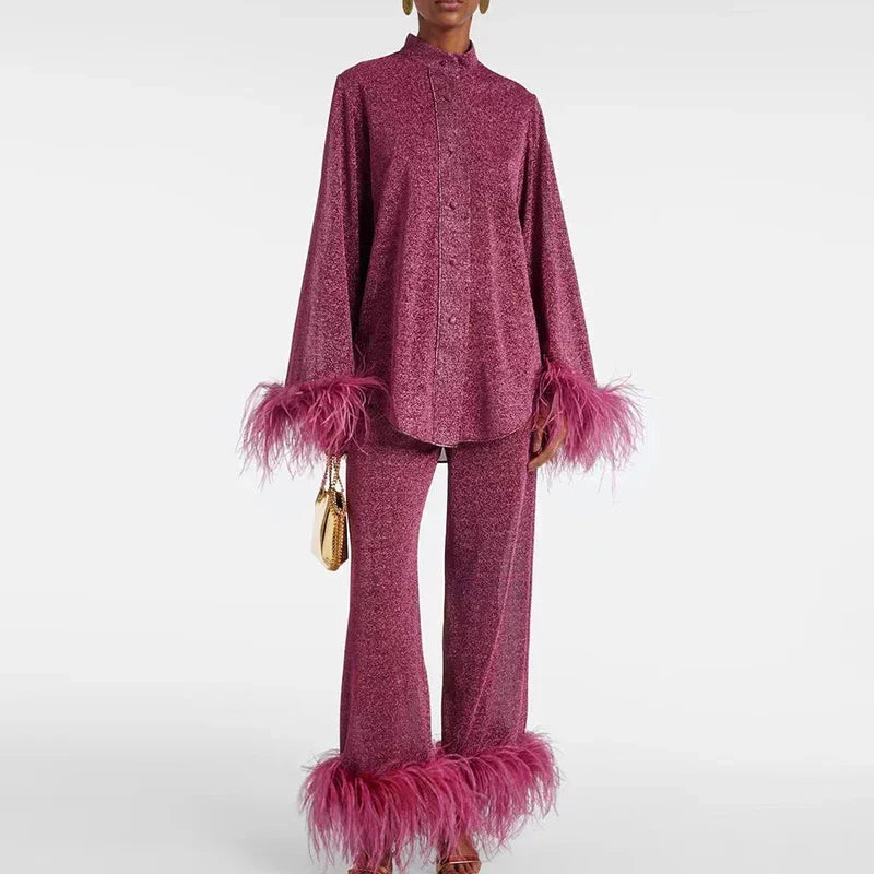 Ariana – Elegantes Damen-Zweiteiler-Set mit fließendem Schnitt