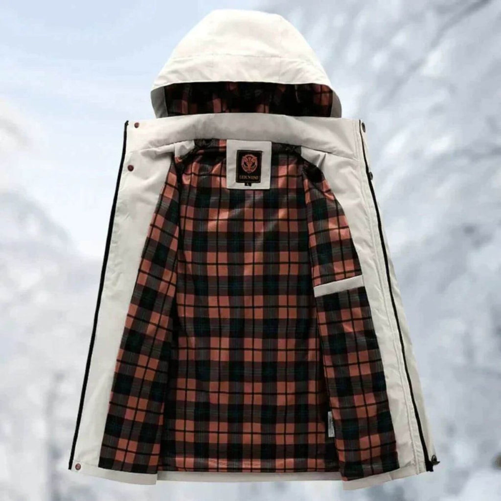 Herrenjacke mit Kapuze – Wasserdicht und Funktional - J&B - 6 - Atelier-Zofia