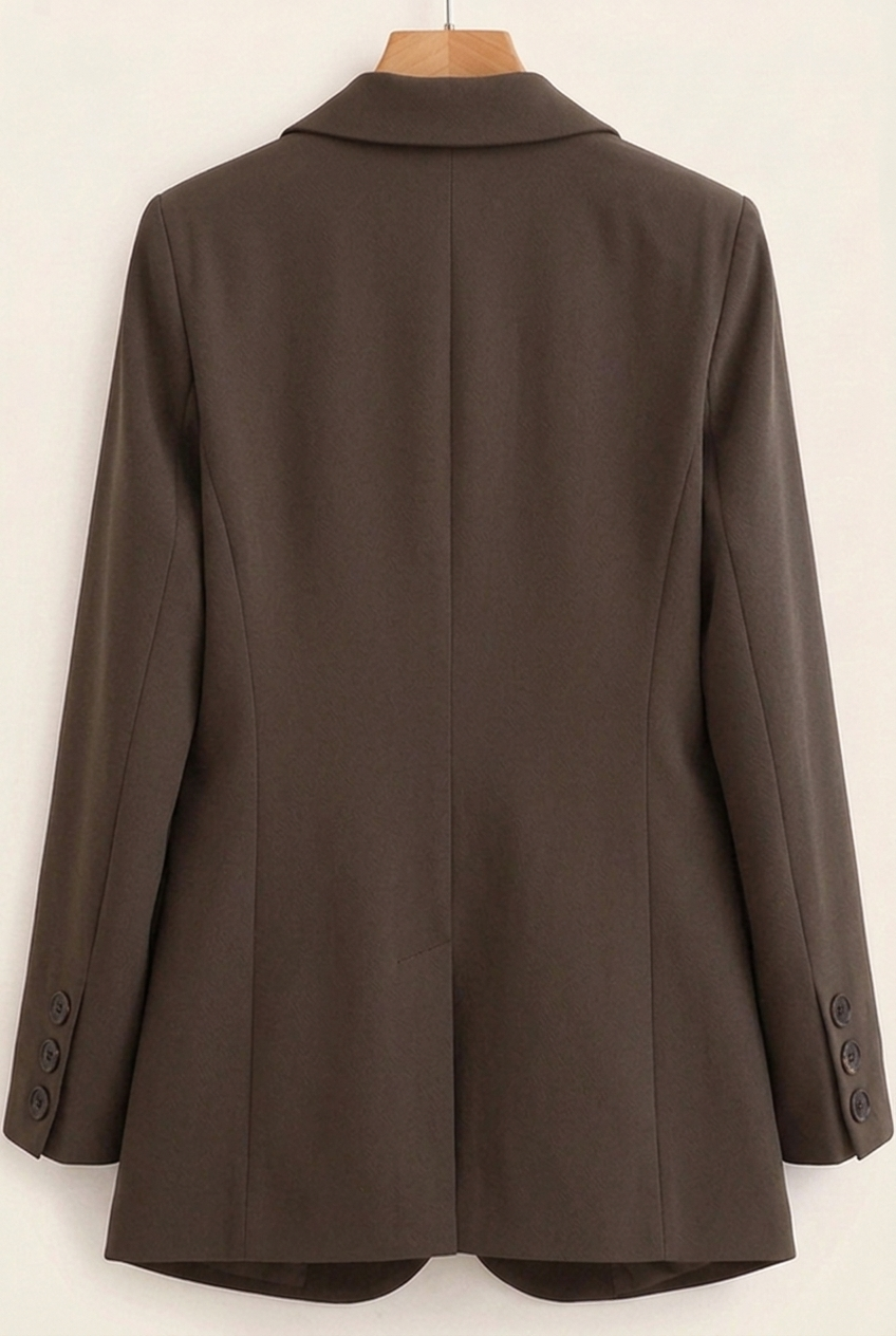 Eleganter Damenblazer mit Zweiknopfverschluss und praktischen Pattentaschen - J&B - 5 - Atelier-Zofia