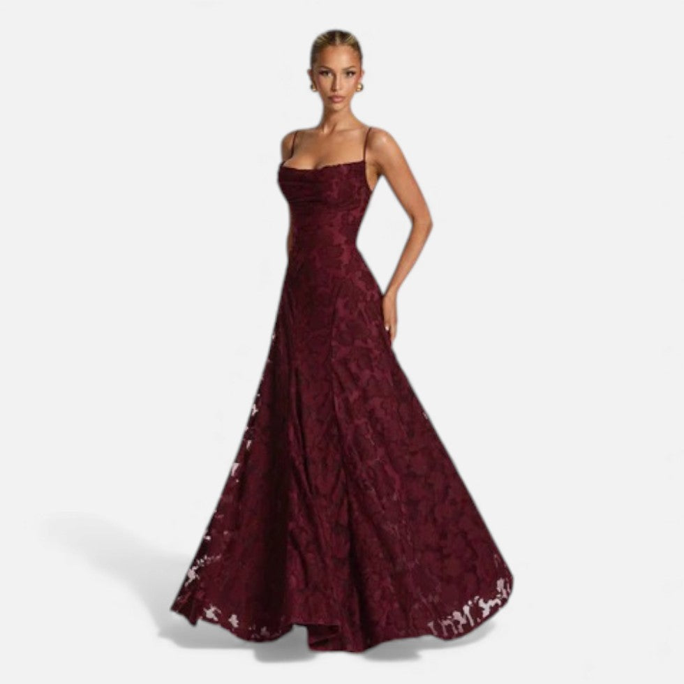 Amelia – Evening dress women with flared silhouette - Image 13