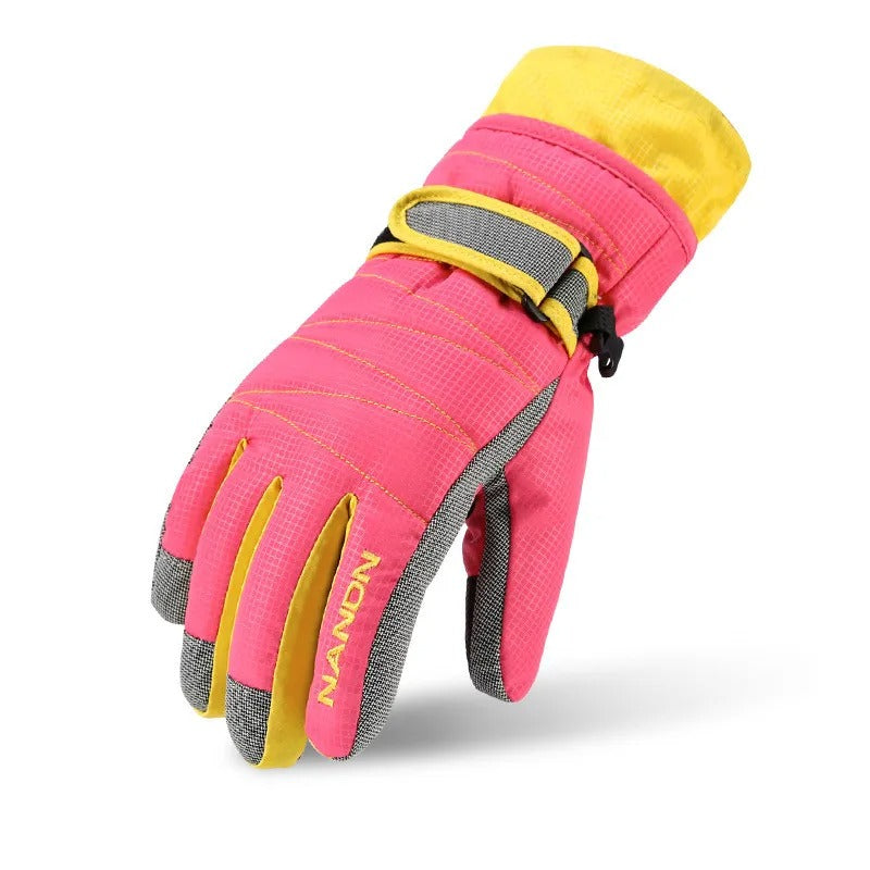 Wärmeisolierte Herrenhandschuhe mit anpassbarem Riemen - 1 - Atelier-Zofia
