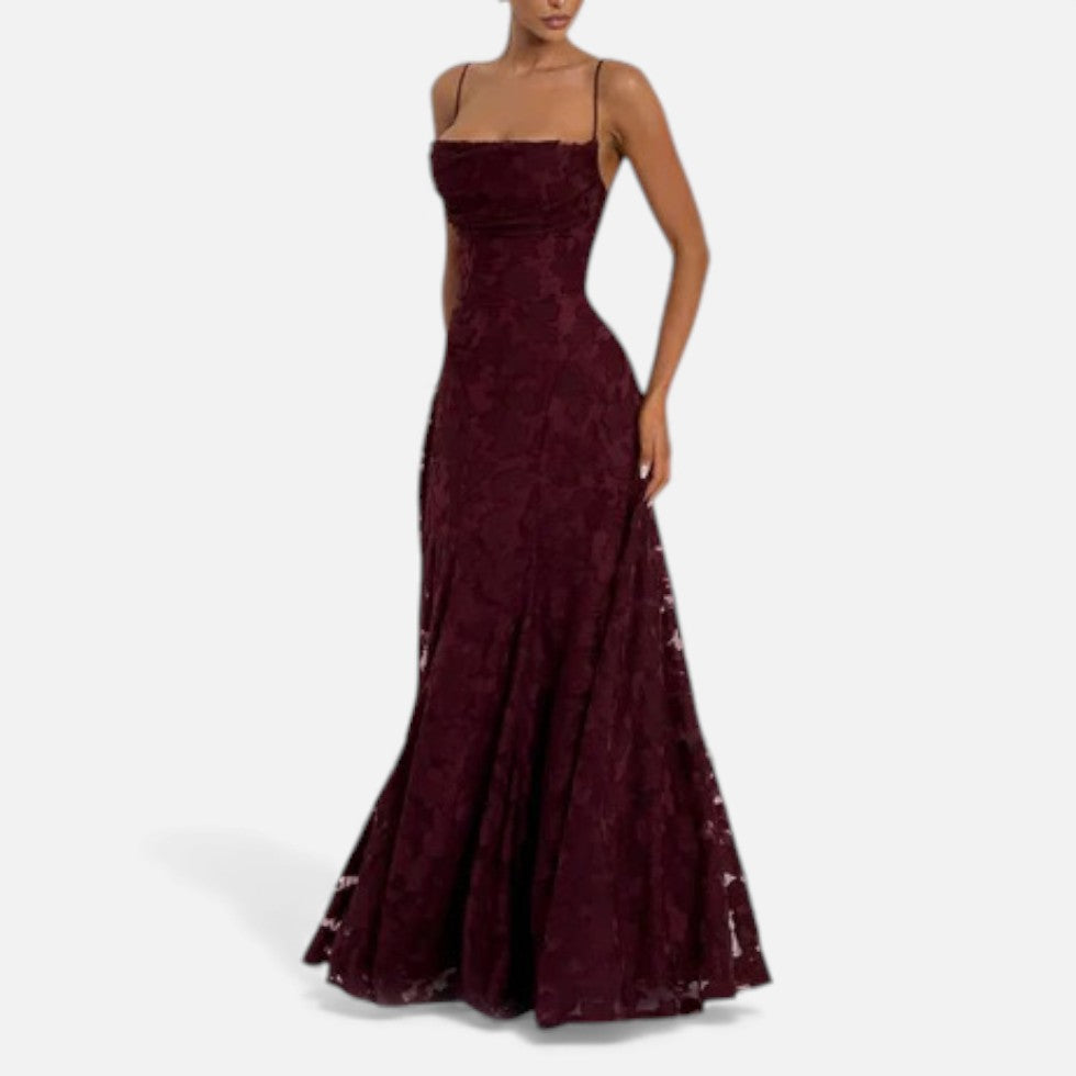 Amelia – Evening dress women with flared silhouette - Image 3