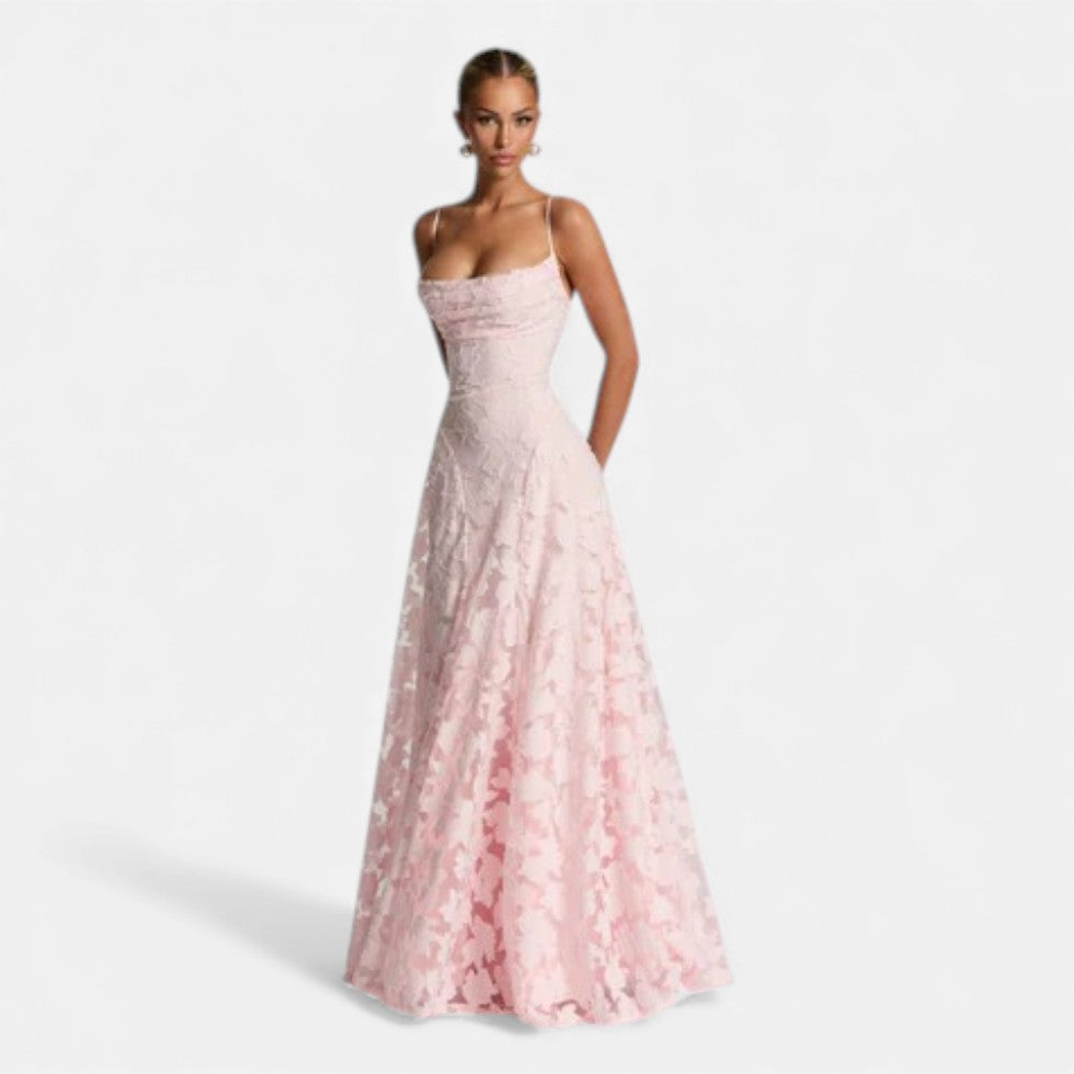 Amelia – Evening dress women with flared silhouette - Image 14