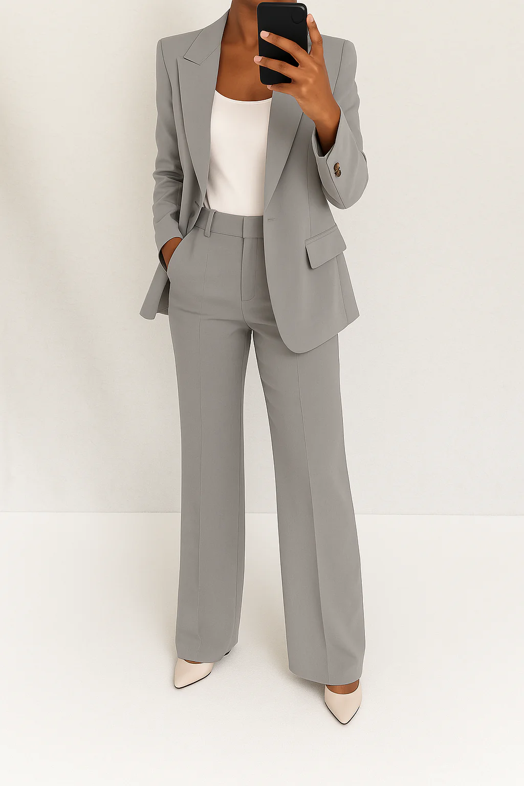 Luisa – Women  Formal Two-Piece Suit Set - Image 2
