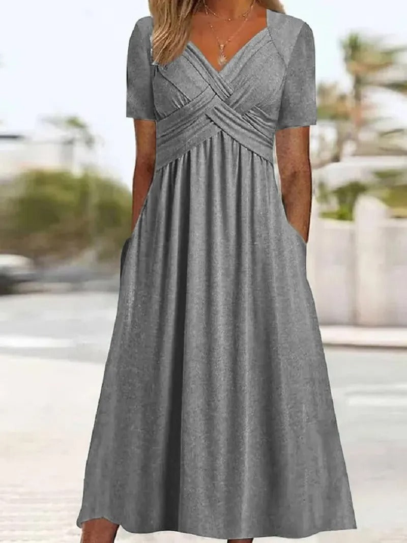 Annemarie – Elegantes Kleid für Damen, das den Bauch bedeckt
