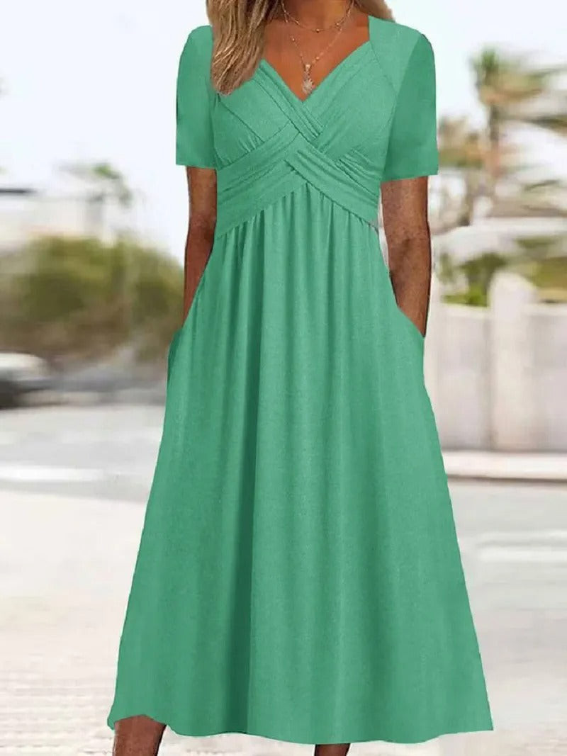 Annemarie – Elegantes Kleid für Damen, das den Bauch bedeckt