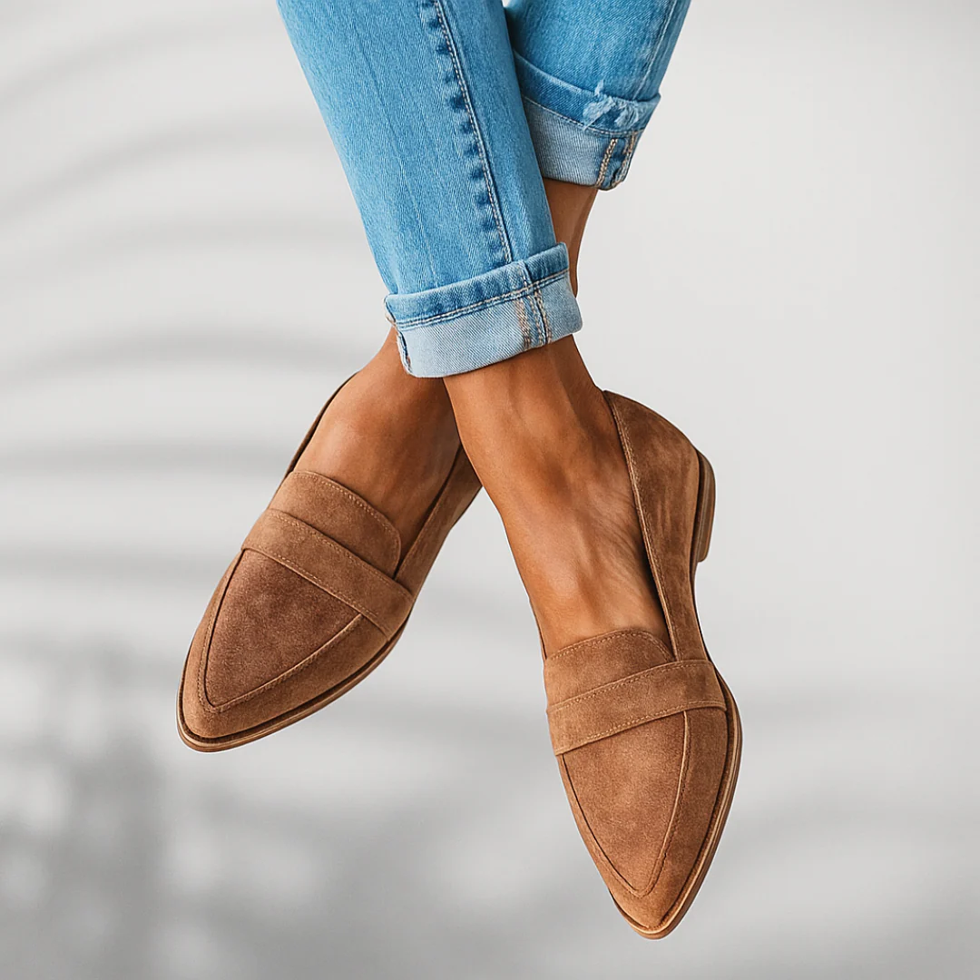 Yvonne – Women Suede Slip-On Shoes - Image 3