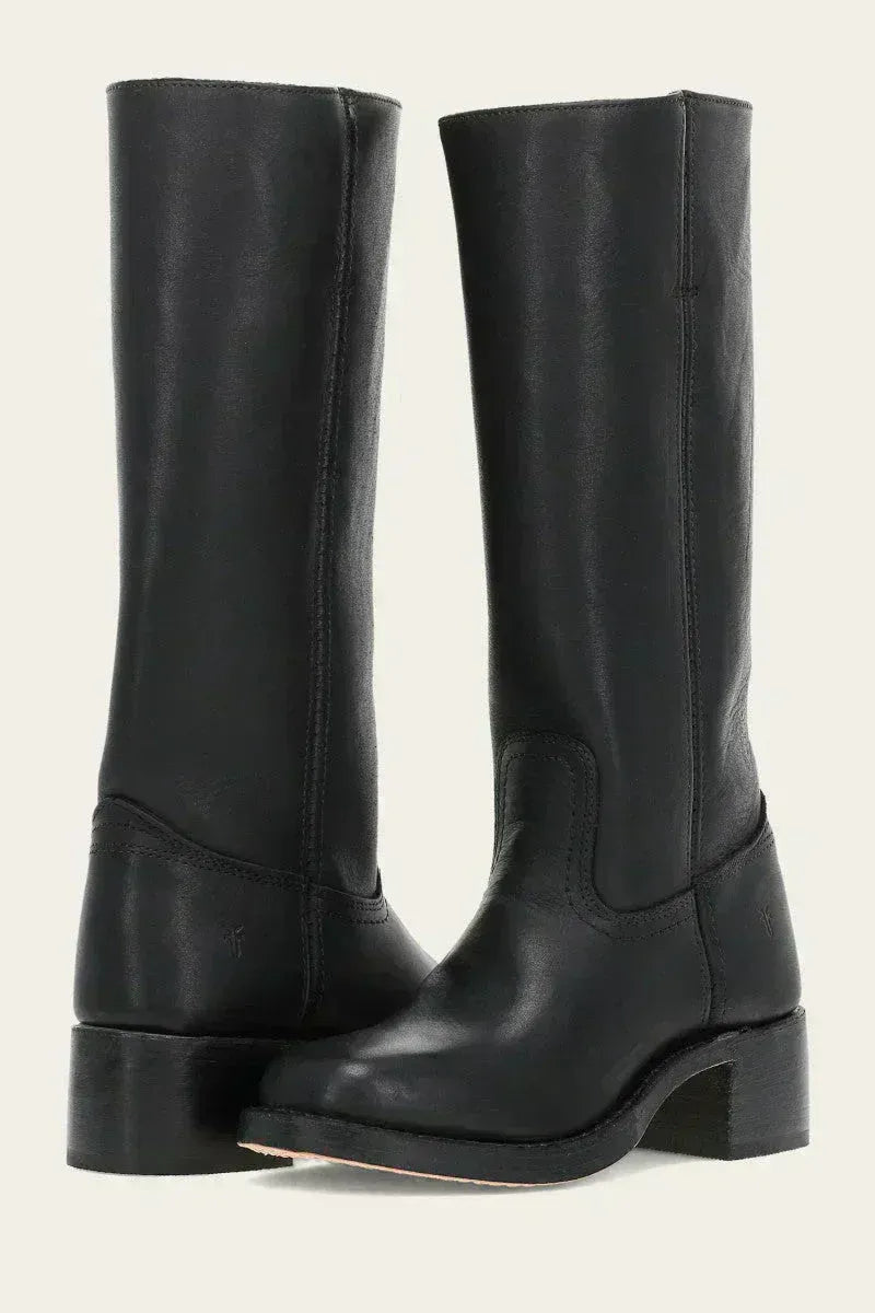 Kniehohe Stiefel Damen mit Blockabsatz und elegantem Design | A&Z - 3 - Atelier-Zofia