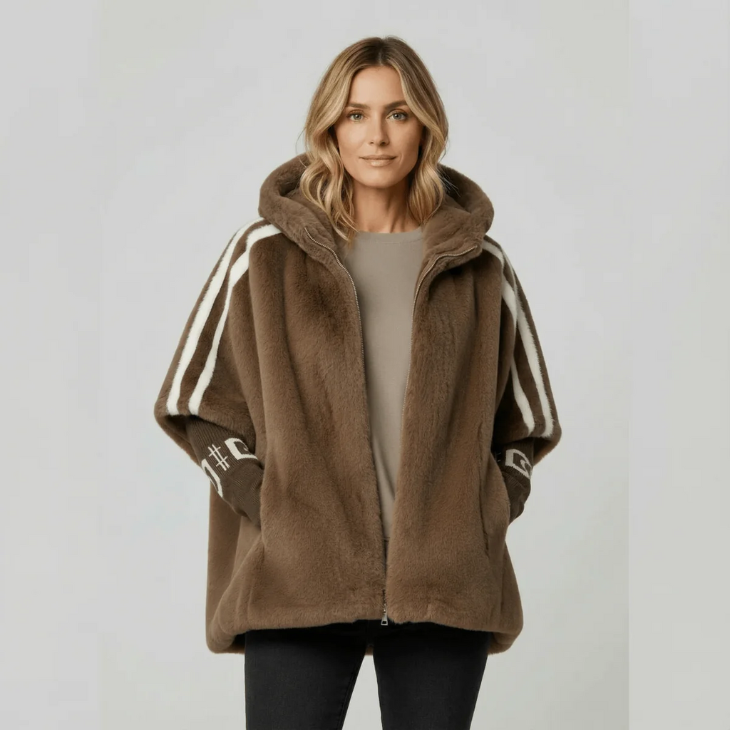 Damen Jacke mit Kapuze und trendy Streifen | A&Z - 7 - Atelier-Zofia