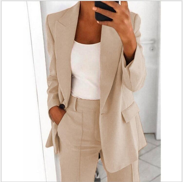 Franziska – Maßgeschneidertes Blazer- und Hosen-Set für Damen