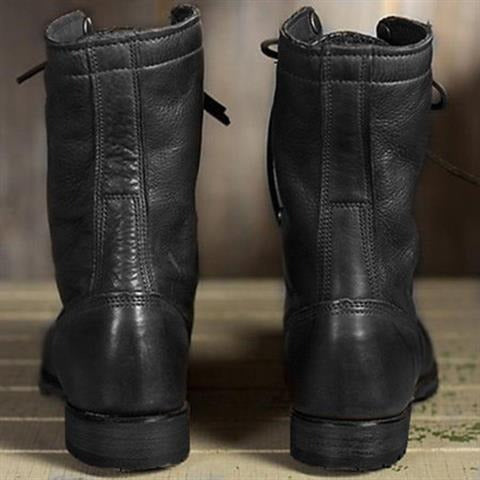 Herren Stiefel mit klassischem Schnürdesign und warmem Futter | A&Z - 4 - Atelier-Zofia