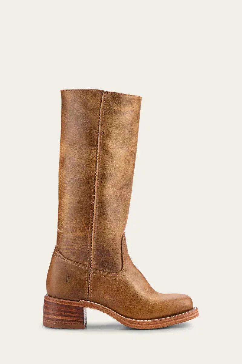 Kniehohe Stiefel Damen mit Blockabsatz und elegantem Design | A&Z - 5 - Atelier-Zofia
