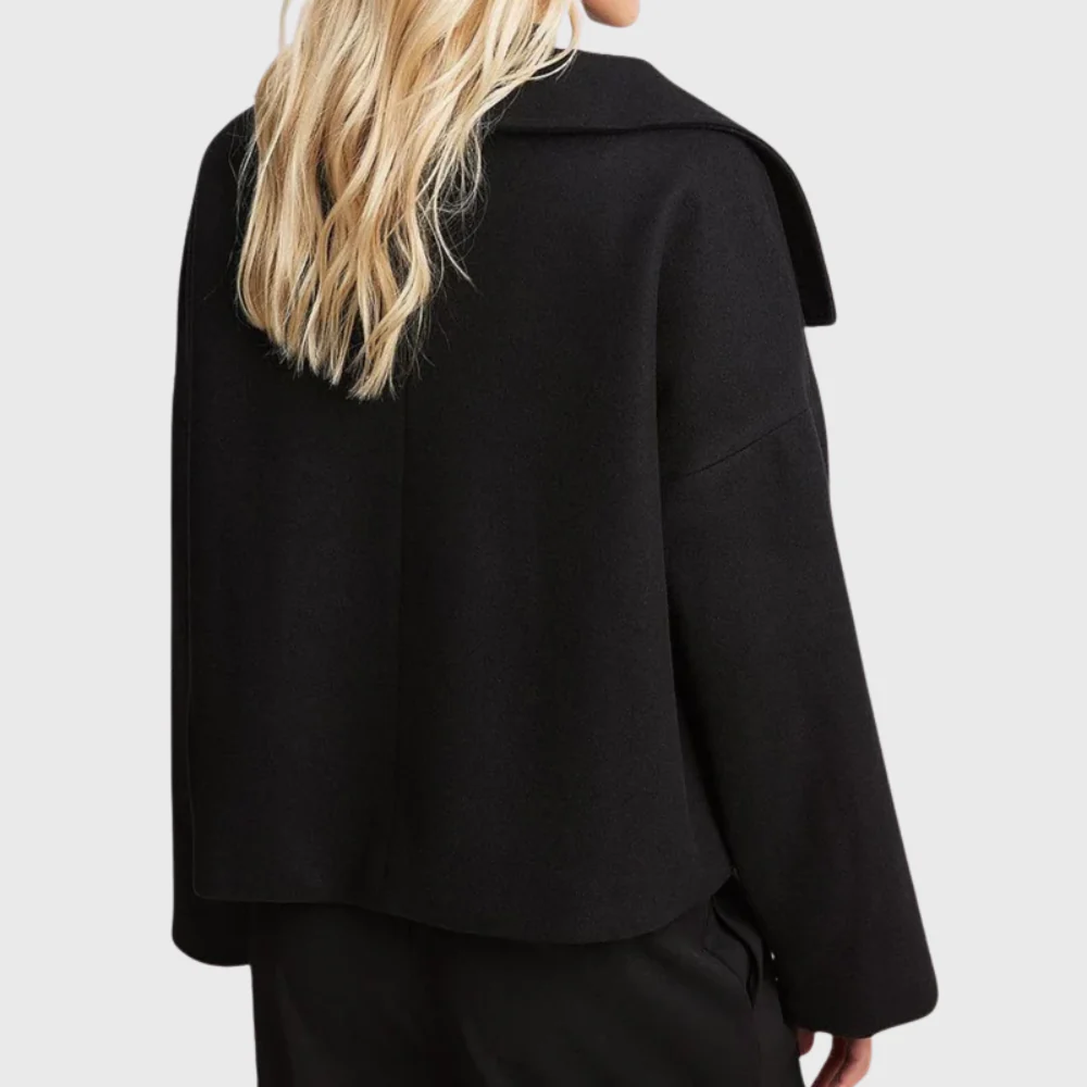 Damen Jacke mit breitem Revers und zweireihigem Schnitt | A&Z - 5 - Atelier-Zofia