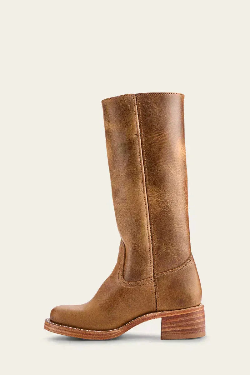 Kniehohe Stiefel Damen mit Blockabsatz und elegantem Design | A&Z - 6 - Atelier-Zofia