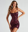 Camila – Damen Figurbetontes Minikleid