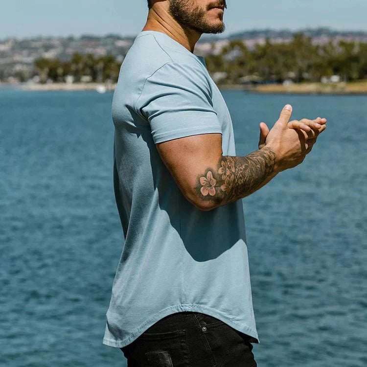 Adrian – Stylish Crew Neck T-Shirt for Men - Image 3