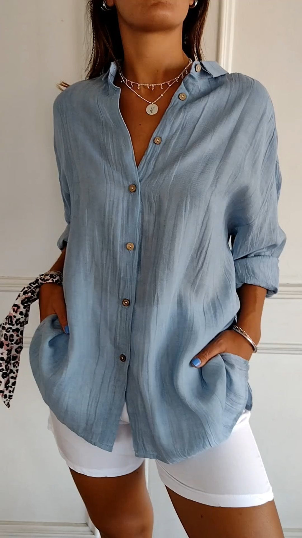 Leonie – Women's Button-Down Shirt - Image 1