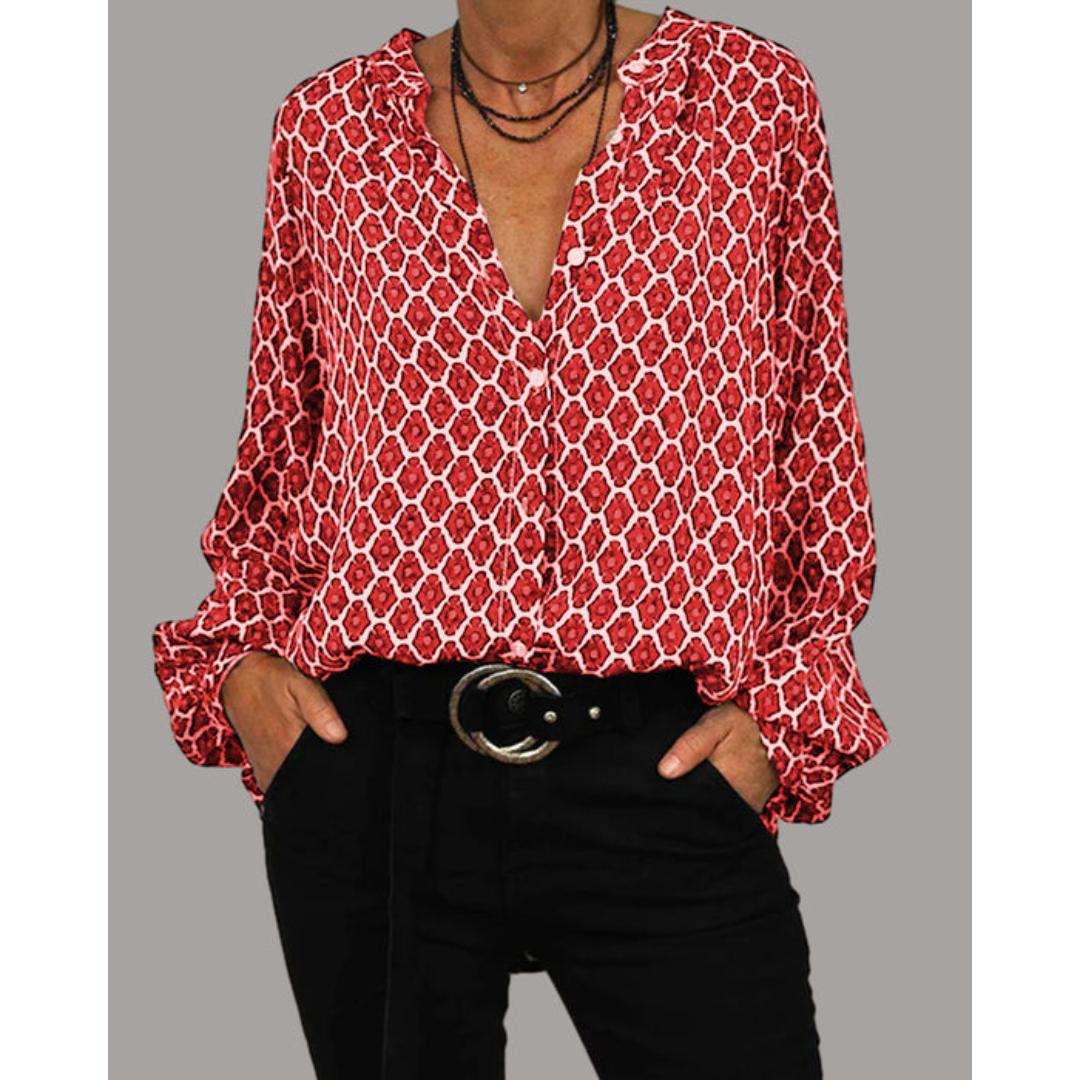 Sophie – Stylish Printed Blouse - Image 2