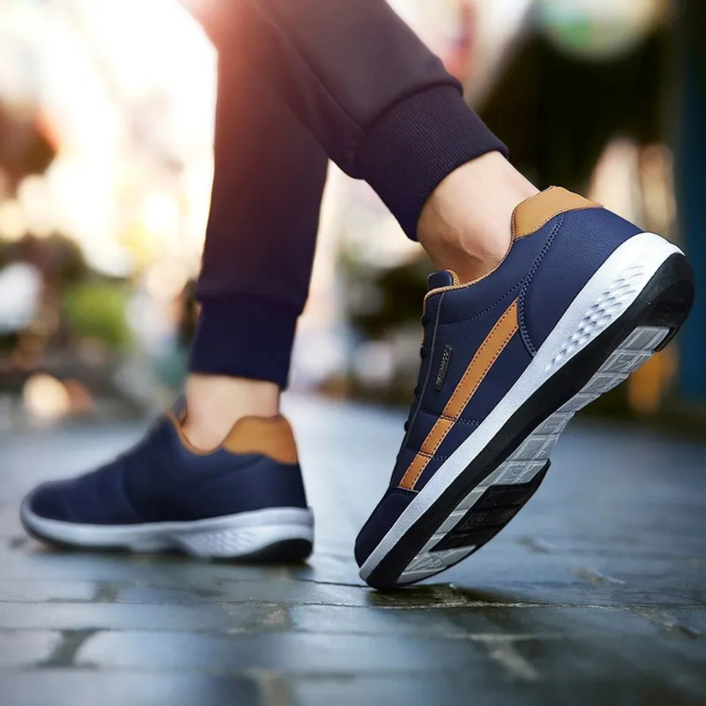 Oliver – Sneakers Men Leather and orthopedic - Image 3