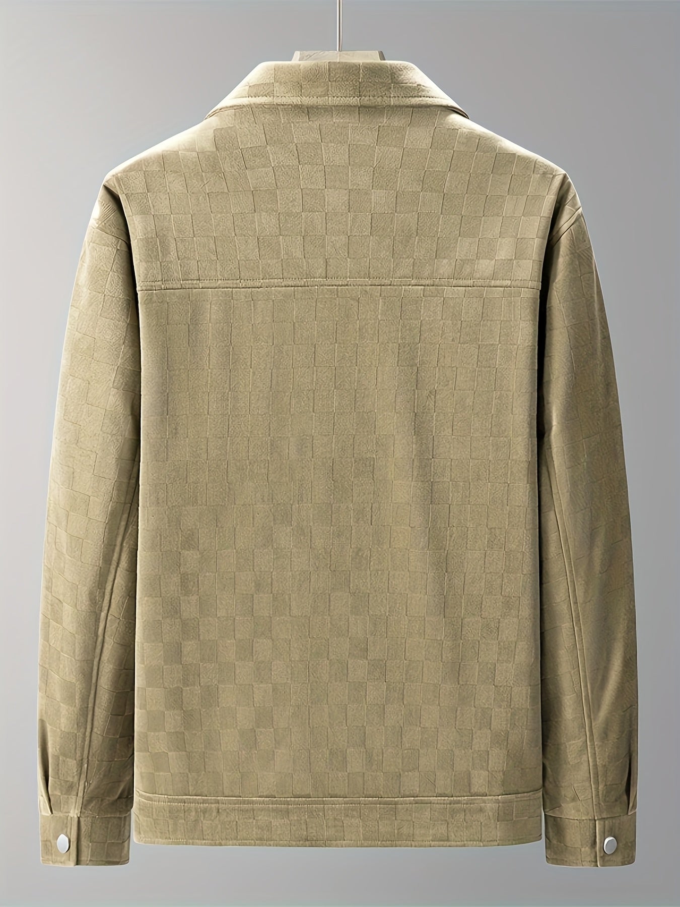 Luis – Checkered Suede Jacket - Image 8