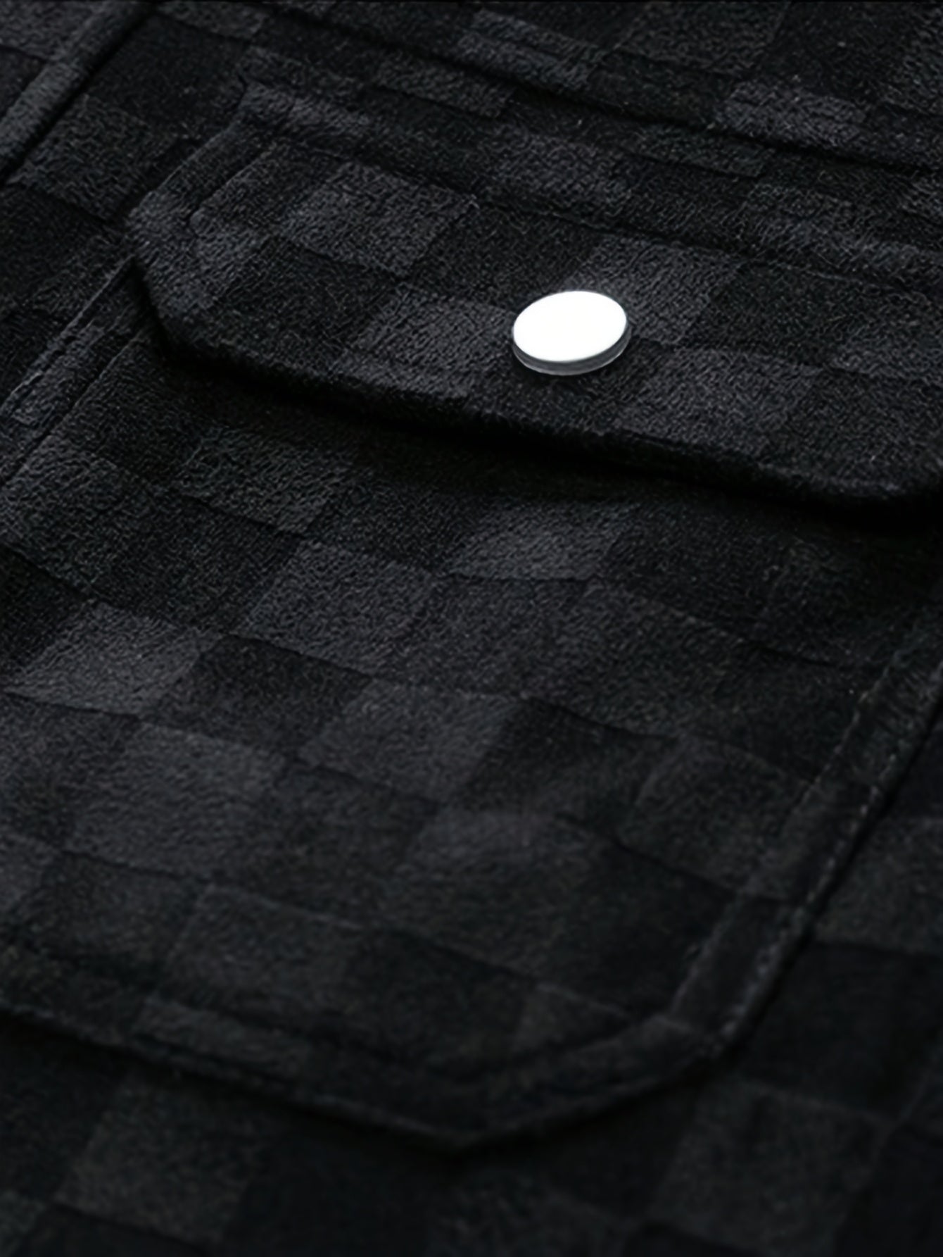 Luis – Checkered Suede Jacket - Image 5